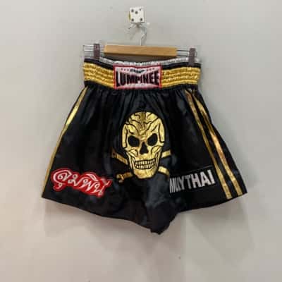 Champ Lumpinee Muatthai Shorts Black  / Gold Size L