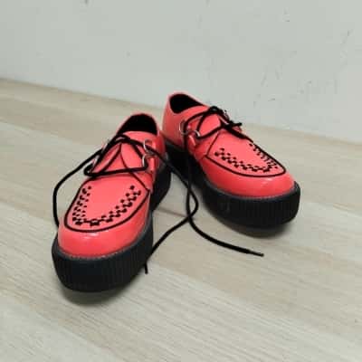 T.U.K Coral Patent PU Viva Monda Creeper VGUC