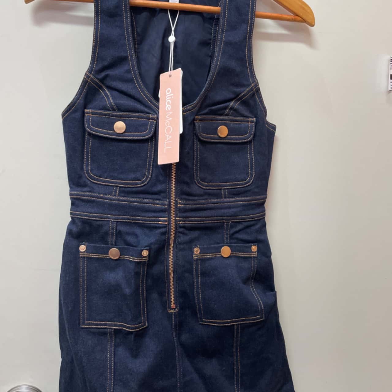 alice McCall Womens Size 8 Mini Dress Blue (s)
