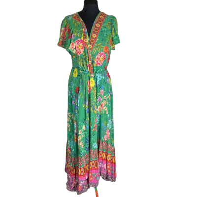  Womens  Size XL Green / Multicoloured 