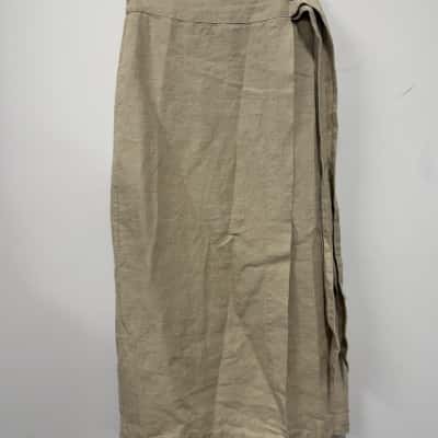 Country Road Womens  Size 6 Wrap Skirt Beige 