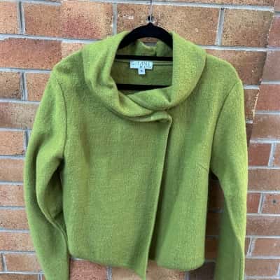  Womens Gitane on Style Size 12 Green Woollen Jumper 