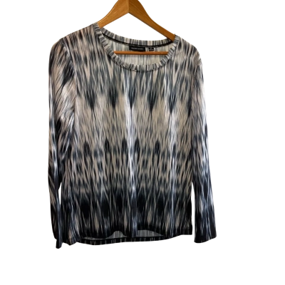 “Gordon Smith”- Womens  long sleeve top -Size XL Blue / White 