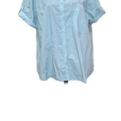 Sportscraft Button Up Top Blue NWT