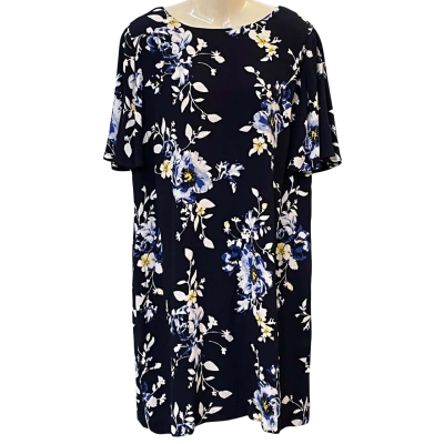 Tokito Womens Mini Dress Blue / White / Yellow 