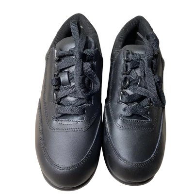 Hush Puppies Black Leather Sneaker Size 7.5W