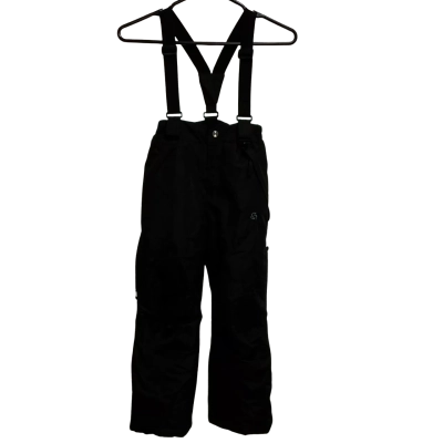 Chute Kids Black Overalls Size 6  