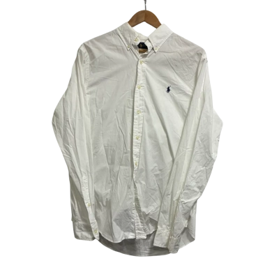 Ralph Lauren Men’s Size M White Button Up Shirt 