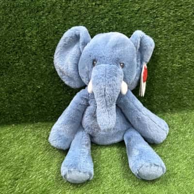 Keeleco Baby Ezra Elephant 25cm Plush Toy (New)