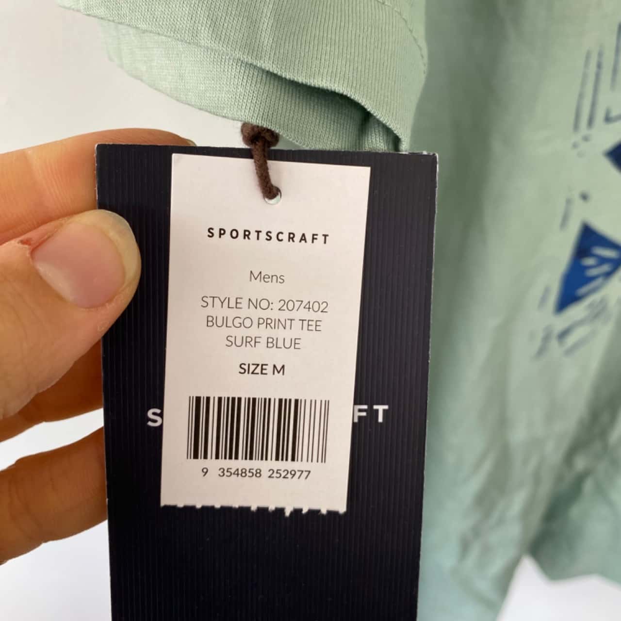 Sportscraft Surf Blue Bulgo Print T-shirt Size M (s) - New With Tags ...