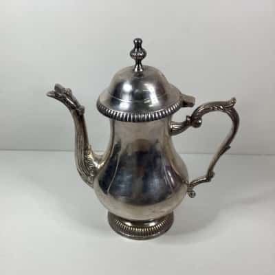 Silver plated vintage tea pot
