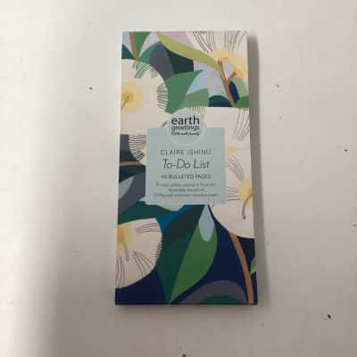 Earth greetings to-do-list notepad