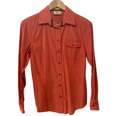 R.M. Williams Coral Shirt. Size 10. 