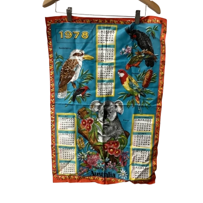 Vintage Australian 1978 tea towel B