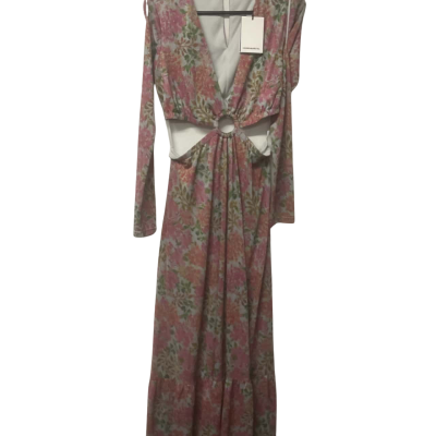 Women’s Hansen & Gretel Size L Cocktail Dress Floral / Grey / Pink  