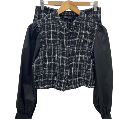 Seed Womens  Size L Black  / Checked / White 2 pce set