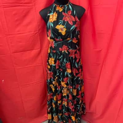 *** Womens "Roman" Size 20 Maxi Dress Floral 