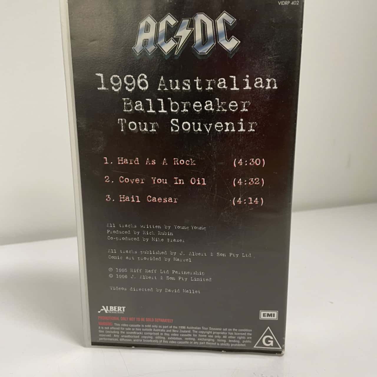 VHS - AC/DC 1996 Australian Ballbreaker Tour Souvenir