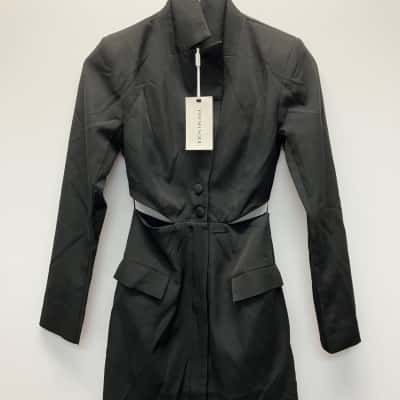 Fresh Soul Womens Size 4 Mini Dress Black  