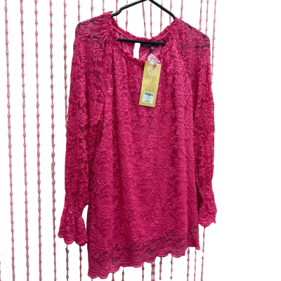 Liz Jordan Womens  Size L Hot Pink Top 