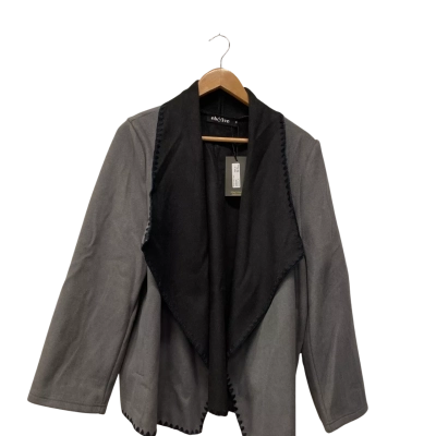  Womens  eb & Ive  Size M Open Jacket Black  / Grey 