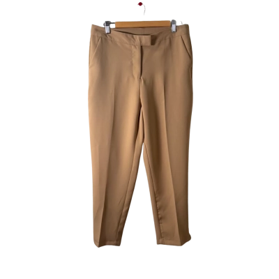Liz Jordan Womens  Size 12 Straight Leg Pants Brown 
