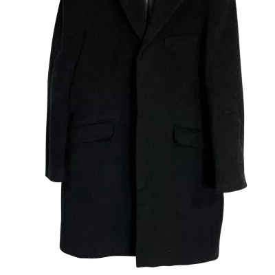 Forest Wool & Cashmere Since 1932 Mens Winter Long Coat Made In Italy