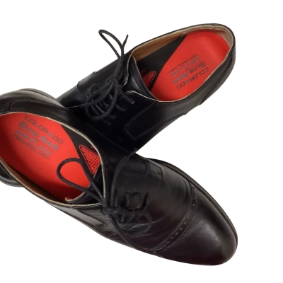 Colorado Leather Mens  Size 10 Dress shoes Black  