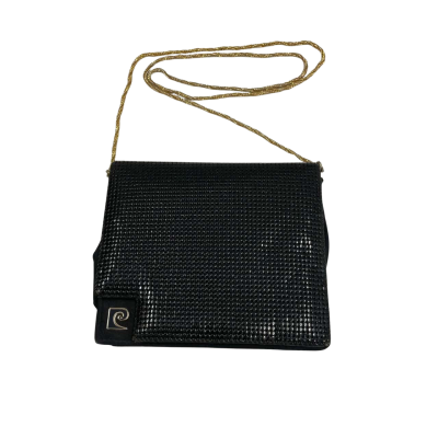 Pierre Cardin Womens Evening Bag Black  / Gold 