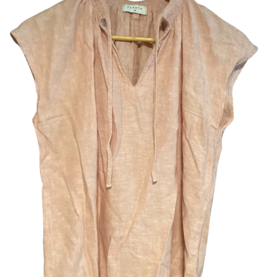 Papaya top and skirt set  Size 10 Peach / Red / White 