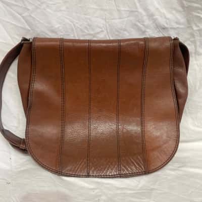 FAIGEN Shoulder Bag Brown Genuine Leather