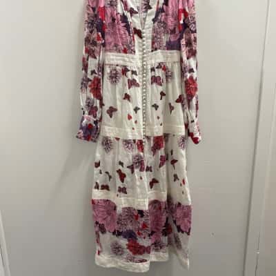 MACKENZIEMODE size 14 Midi Dress Multicoloured 