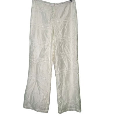Glassons Womens  Size 10 Straight Leg Pants White 