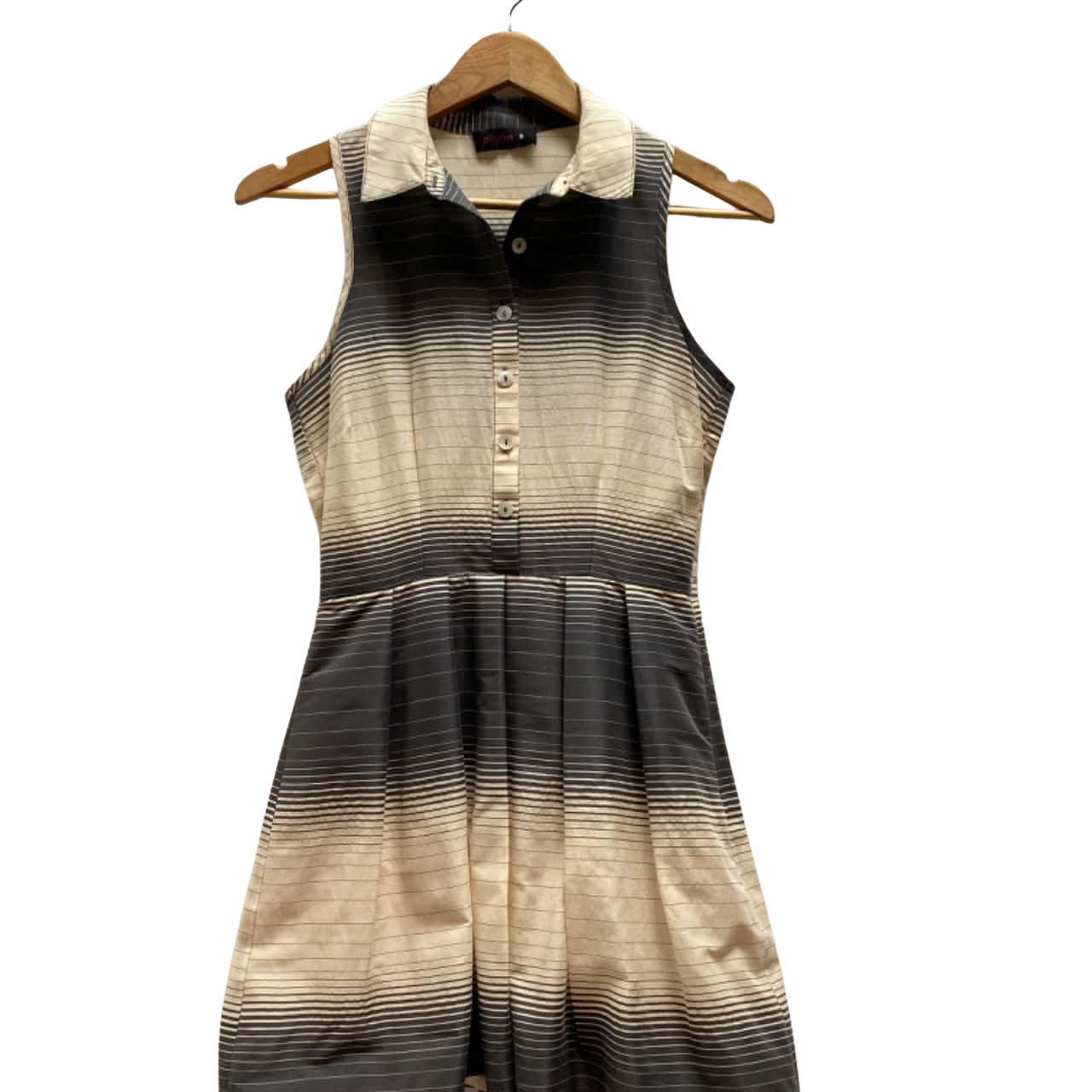Pilgrim Womens Beige Striped Dress(s)