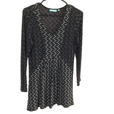 Blue Illusion Womens  Size XS Bodycon Dress Black  / Cream 