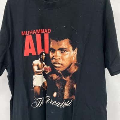 Muhammad Ali Mens  Size XXL Short Sleeve T-shirt Black  