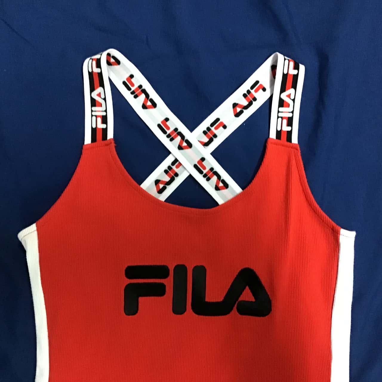 fila red dress
