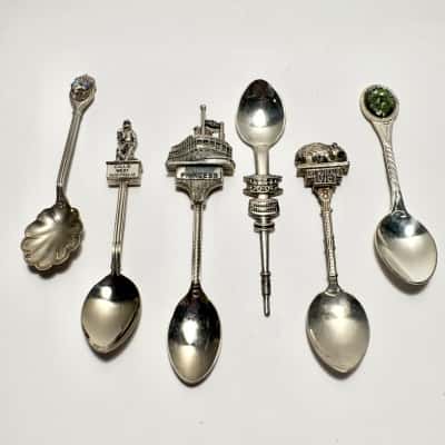 Set of 6 Australian/NZ Themed Collectors Spoons