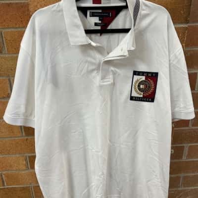 Tommy Hilfiger Mens Size XXL Polo Shirt White 