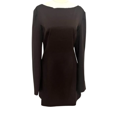 AERE Womens  Size 10 Mini Dress / Shift Dress Brown 