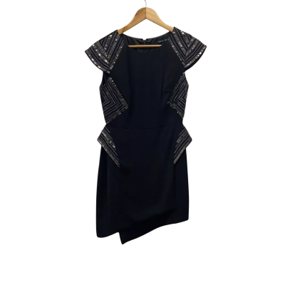 Seduce Womens  Size 8 Mini Dress Black  