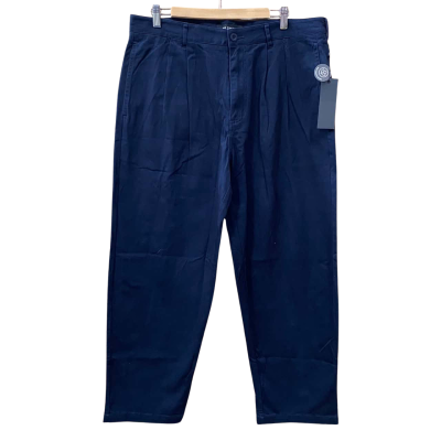 Mr Simple Navy Blue Pleated Pants Size 34