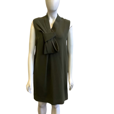 COS Women's Size EUR 38 Sleeveless Mini Dress Khaki Green 