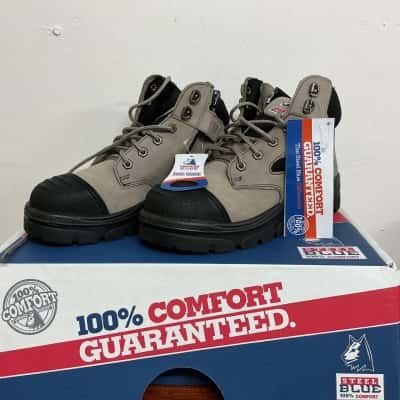 Parkes Zip Steel Blue Womens  AU Size 9 Safety Boots 