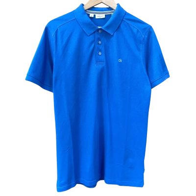 Calvin Klein Golf Blue Polo Top Size M