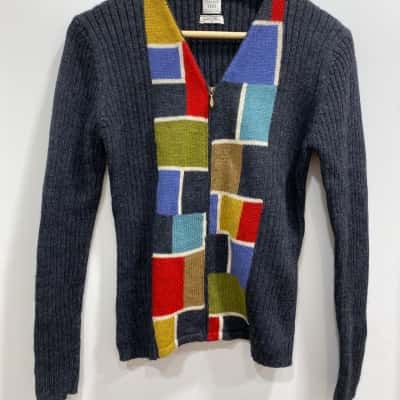 Garnet Hill Womens  Size M Cardigan Multicoloured / Pattern 
