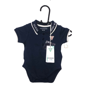  Guess Navy Blue Onesie Size 0-3m 