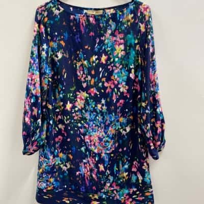  Womens  Size 10 Shift Dress Floral / Multicoloured 