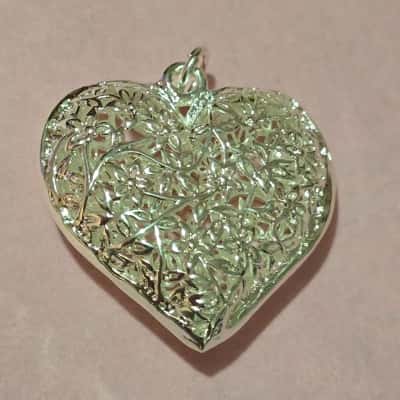  Womens Pendant - Silver heart