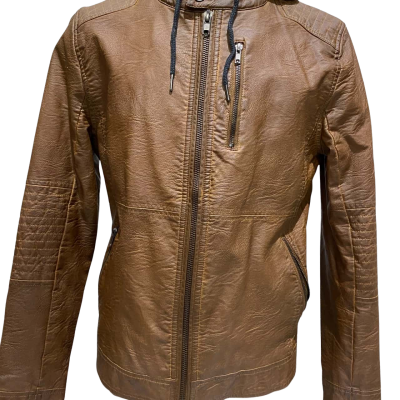 CONNOR WINTER JACKET WITH REMOVABLE HOOD Size S in Brown 